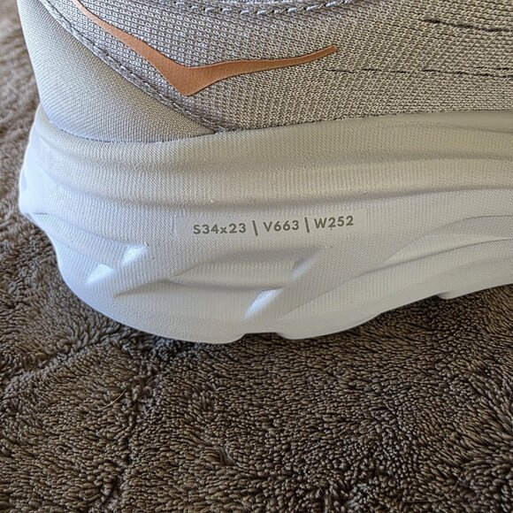 HOKA Bondi 8 Women's 12 Harbor Mist NWT Max Cushion Nurse Walking Shoe - Picture 13 of 16